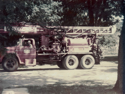 Kouba Well Drilling Truck